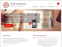 Tablet Screenshot of flacindonesia.org